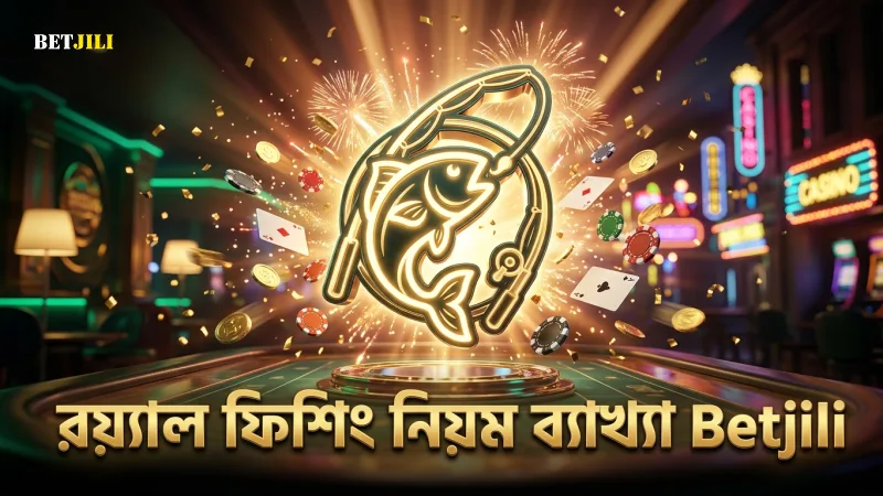 রয়্যাল ফিশিং এর মূল নিয়ম ও খেলার প্রক্রিয়া ব্যাখ্যা করে।